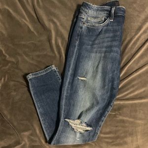 Joe’s Jeans  distressed skinny ankle jeans